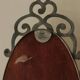 Pair of Swedish Tin Wall Sconces, Mid-Century Style with Mirror by Svenskt - Tenn