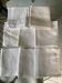 Serviettes monogramme lin damassé bordure ajouré linge ancien