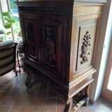 Argentier en bois style renaissance espagnole