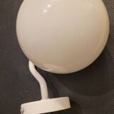 Opaline globe wall light