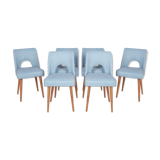 Polish Shell Chairs, 1960s, Set of 6