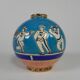 Ball vase ''le bal'' by Jean Boggio for Emaux Longwy, 1990s