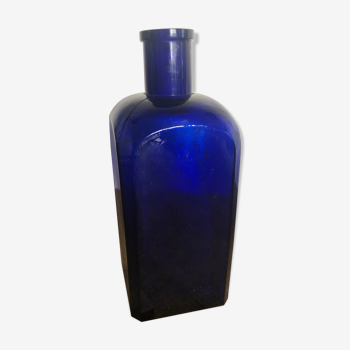 Bottle, blue decanter