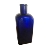 Bottle, blue decanter