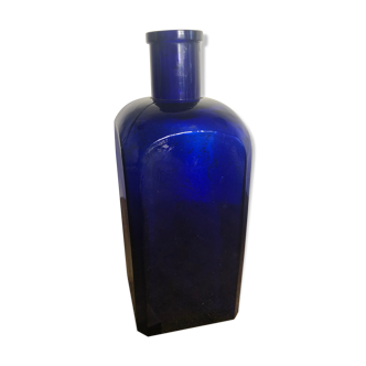 Bottle, blue decanter