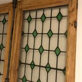 Stained glass doors