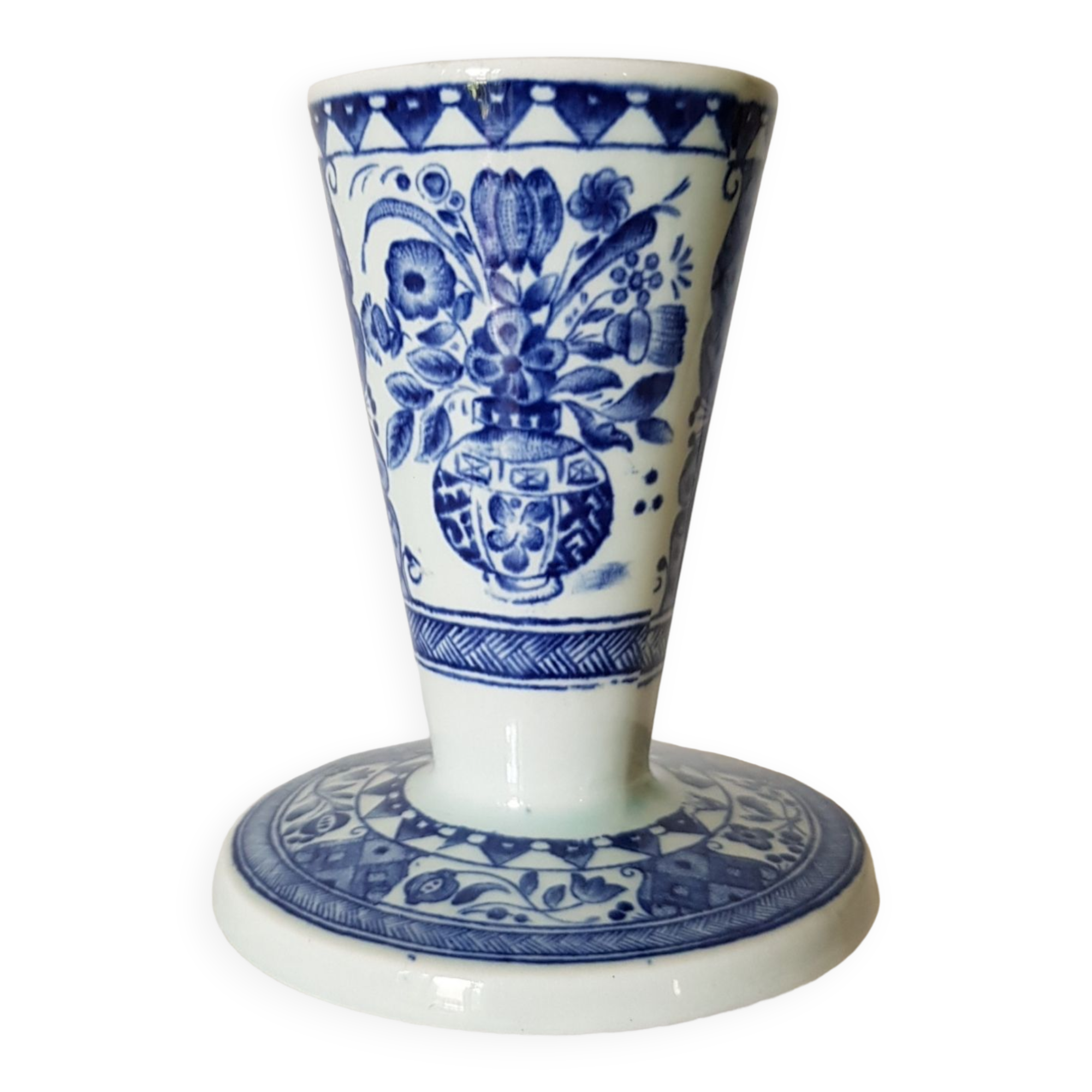 Bougeoir bleu blanc, Royal Sphinx Maastricht