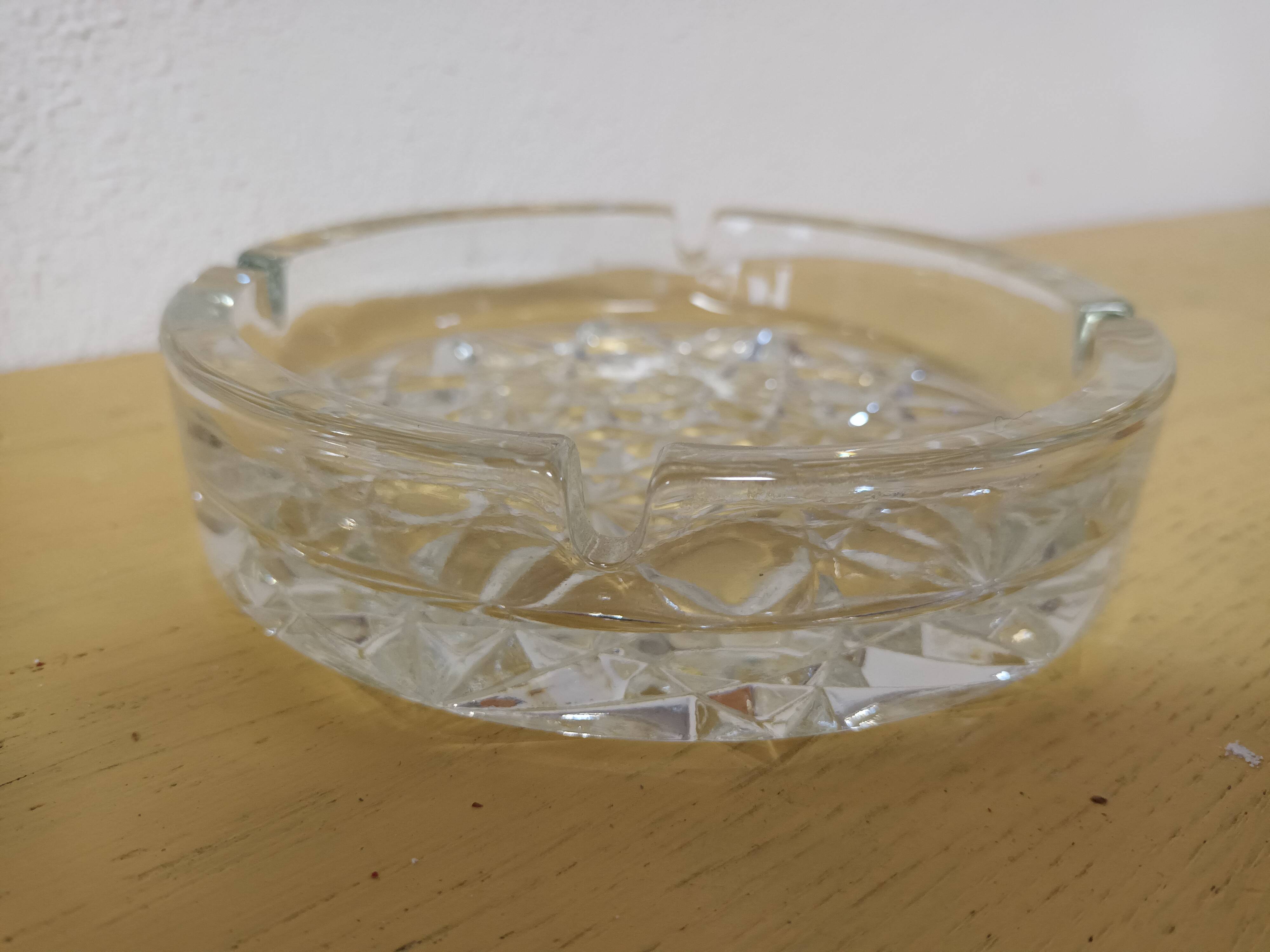 Crystal ashtray