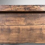 Ancient wooden monastery table, France