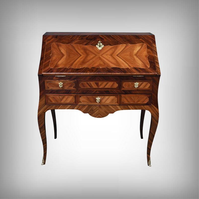 Slope desk in rosewood and rosewood marquetry, Louis XV – XVIII century