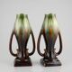 Pair of Art Deco vases – Thulin Faience (attributed) – Belgium – 29cm