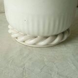 Twisted ceramic vase italy radegonde style