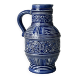 Marzi & Remy salt stoneware wine pitcher