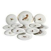 Service Bernardaud Les oiseaux d’or
