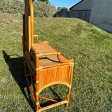 Bamboo and rattan dressing table