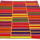 Grand Kilim Rug "Cherga" Vintage in 3 Hand-Stitched Panels - 264 x 184 cm