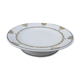 Art Deco Longwy compotier in ceramic tree motifs