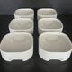 Bowls, ramekins (x6) Square by Makio Hasuike for Revelli, Italy 70's