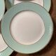 Set of 6 vintage Moulin des loups flat plates 1950