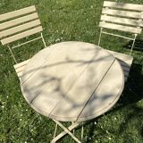 "Bistro Paris" folding set – Table + 2 chairs