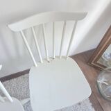 Set of six vintage Scandinavian chairs