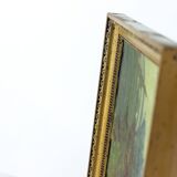 Set Of 2 Paintings, Paint On Paper, By M. Hrušovská, Czechoslovakia 1950s