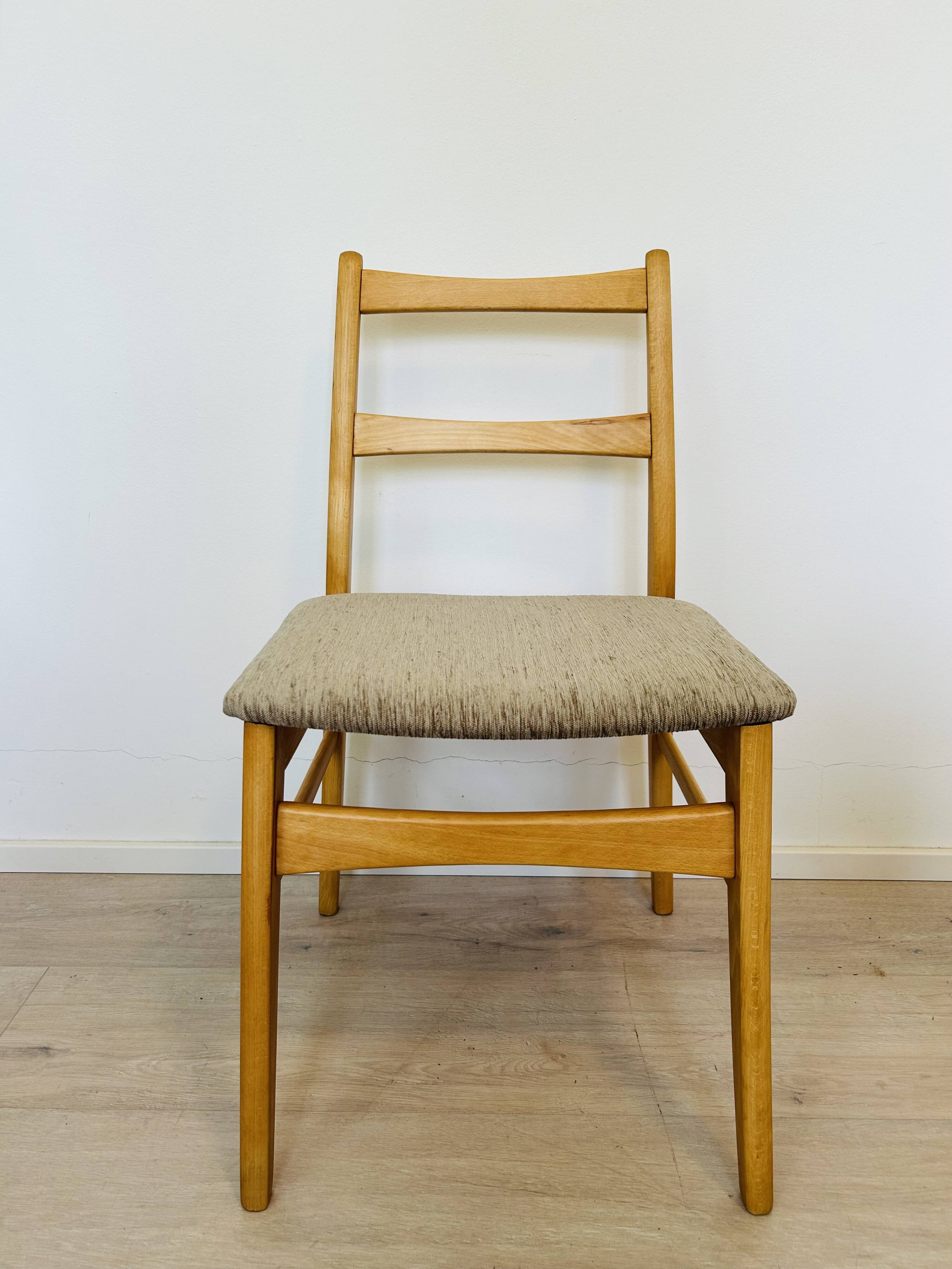 Mid Century Dining Chairs from Czechoslovakia 1970's Set of 4