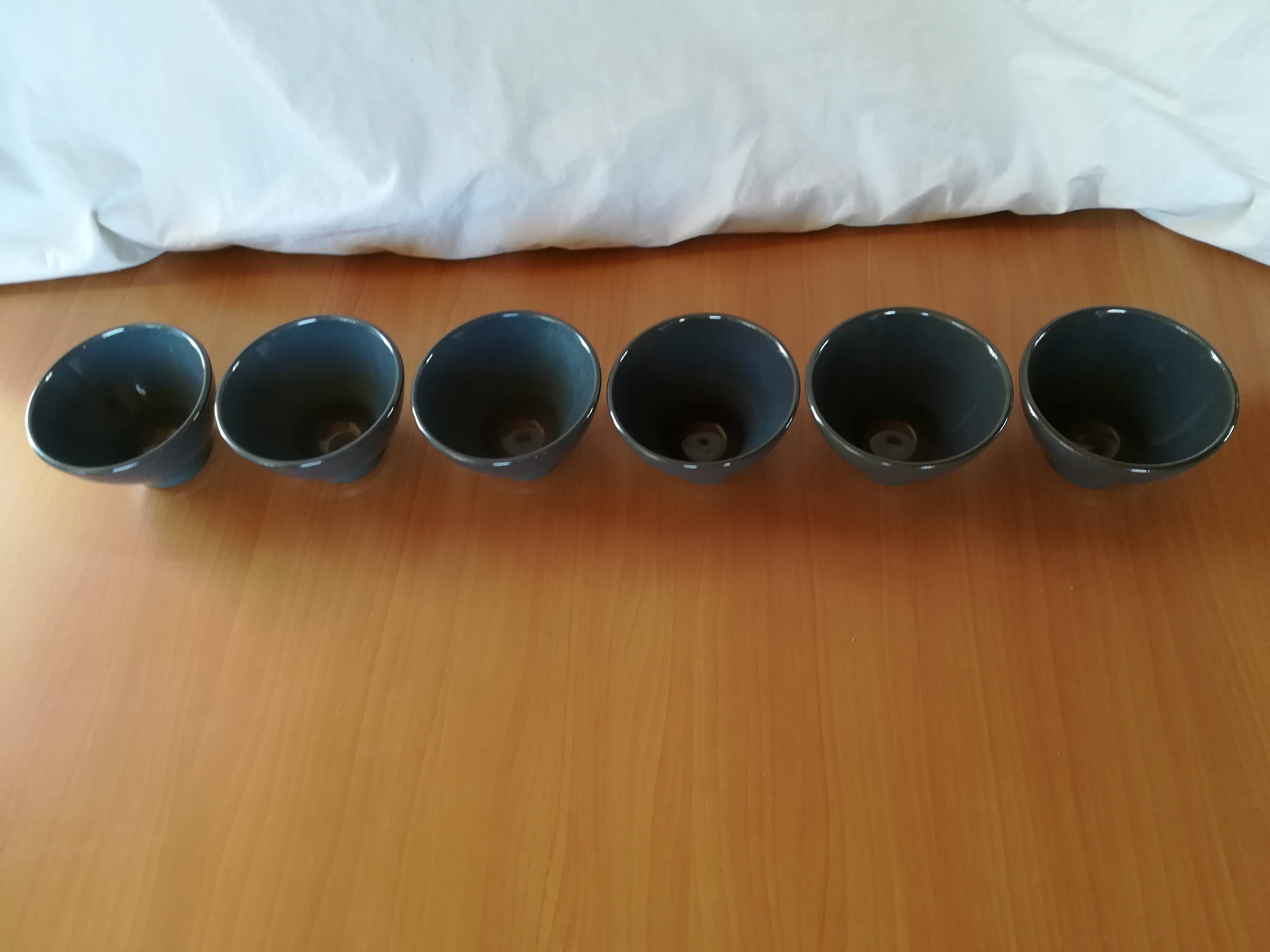 Six Japanese bowls by Émile Henry