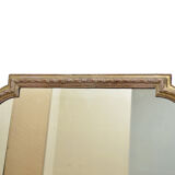 Victorian gilded overmantel mirror