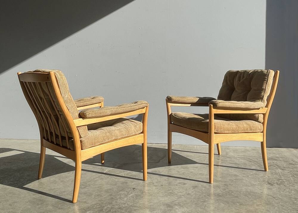 Gote mobel / vintage easy chairs, 1970s sweden