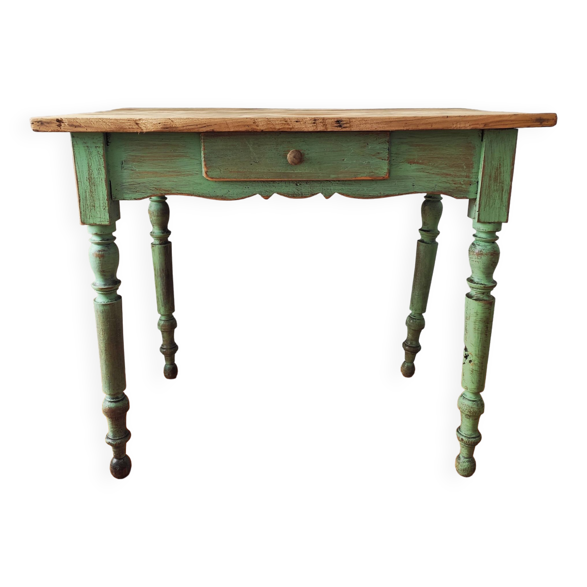 Small old patinated farm table