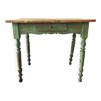 Small old patinated farm table