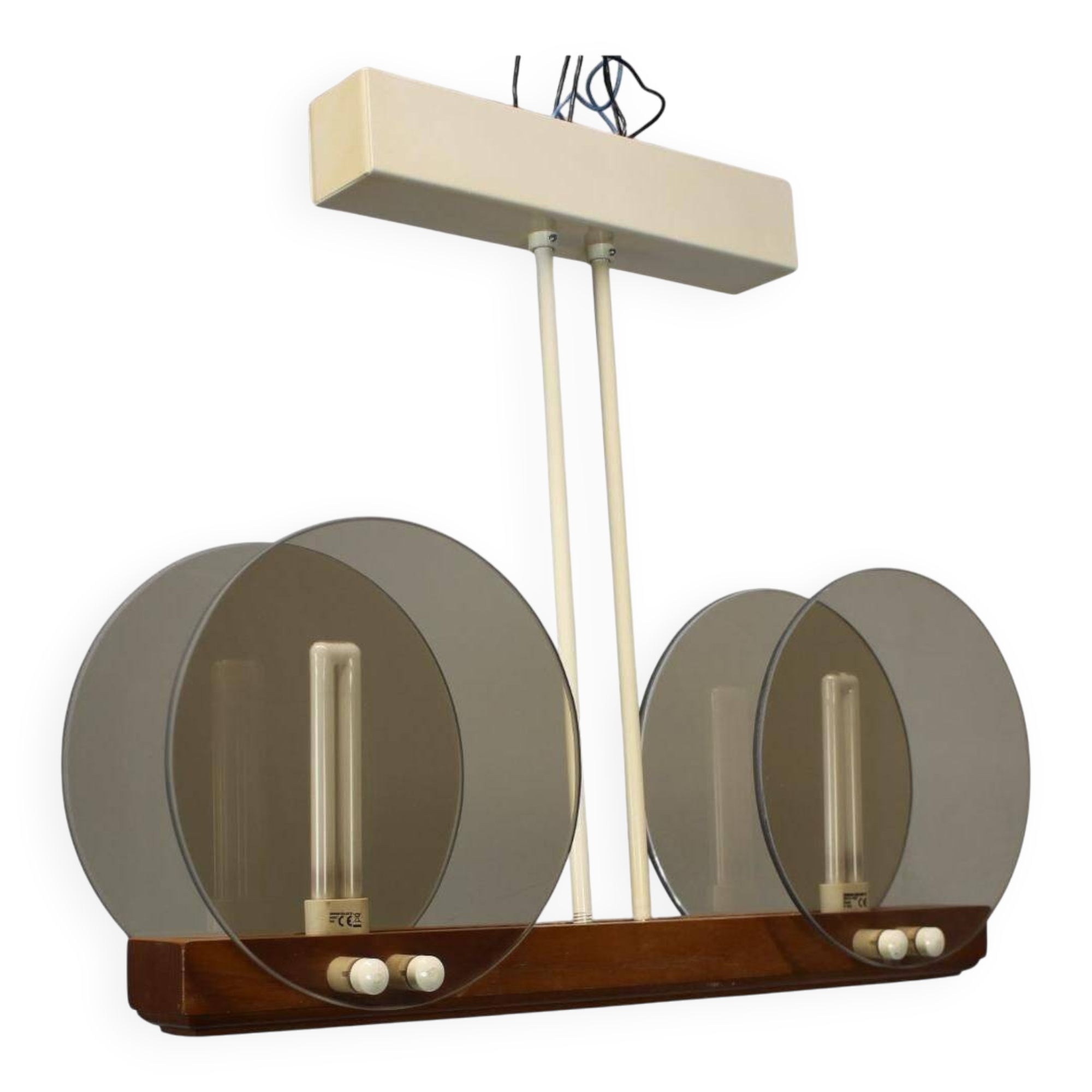 Vintage chandelier by Inva Litomerice, 1980s