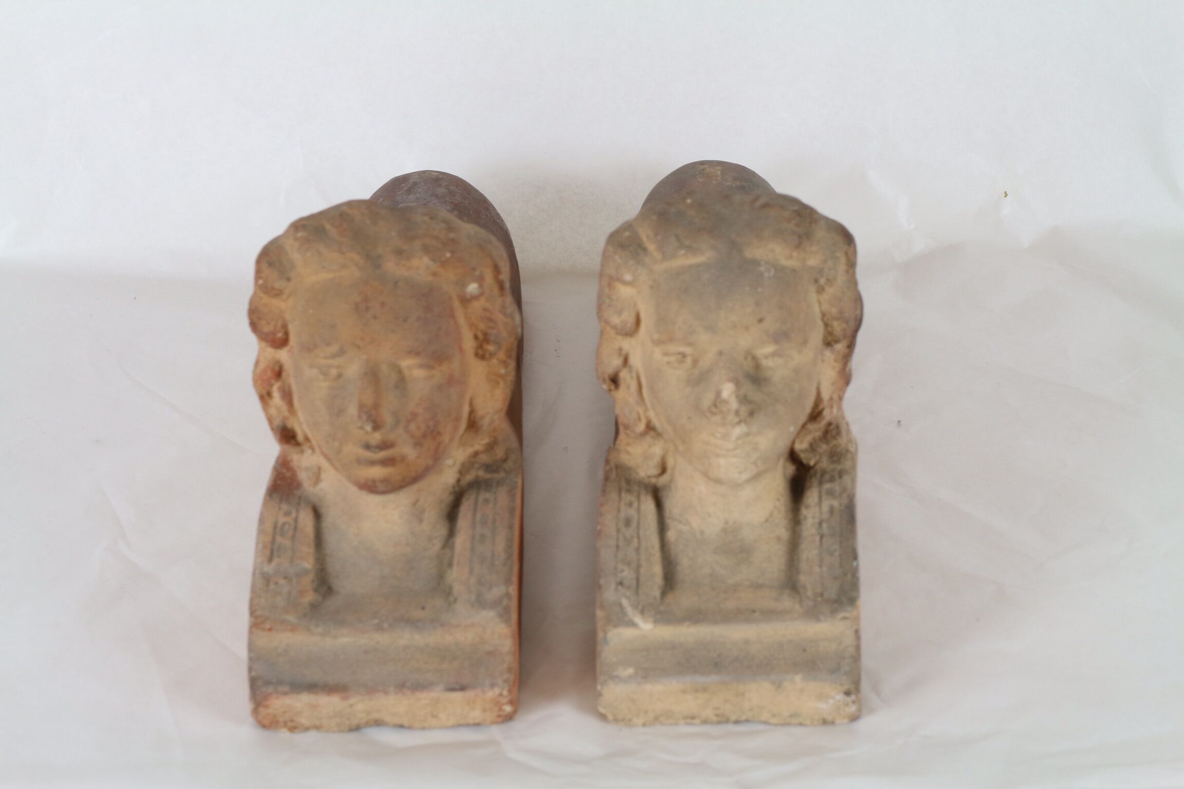 Andirons terracotta