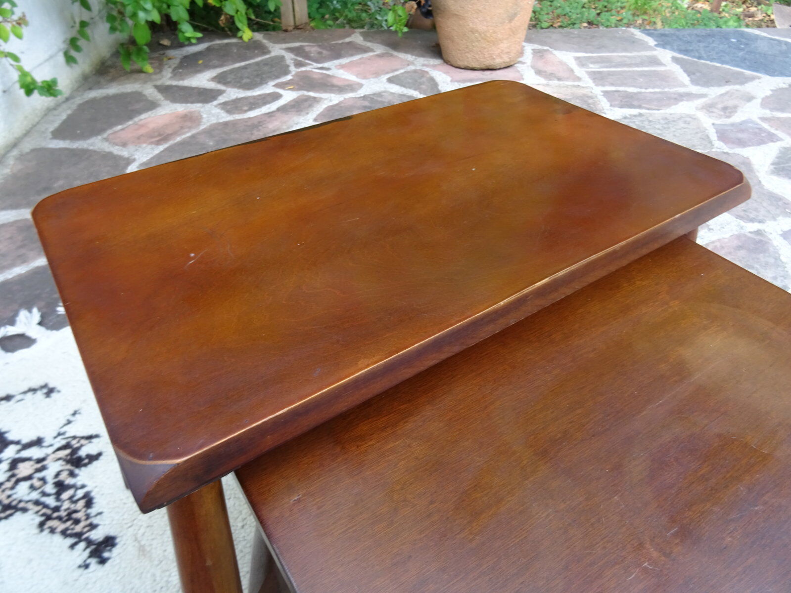 Brutalist nesting tables