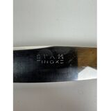 12 table knives in silver metal and steel SFAM