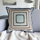 Housse de coussin Vintage au crochet