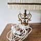 Antique 1-light lamp in gilded bronze and onyx, bedside lamp, desk lamp.
