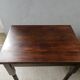Solid wood coffee table with twisted legs, early 20th century.