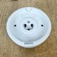 Vintage White Porcelain Ceiling Light with Milk Glass, 1970s