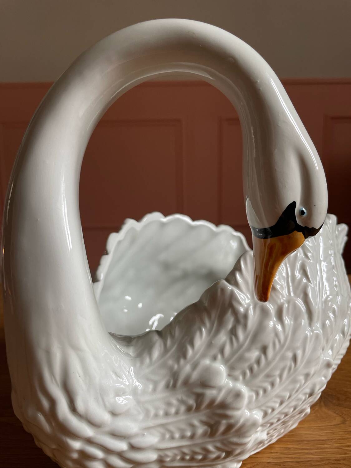 Swan plant pot