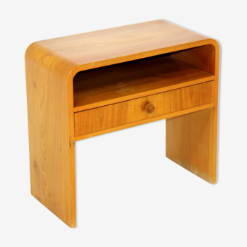 Elm bedside table, Sweden, 1940