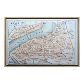 Arles, ancien petit plan, imprimé en 1906.