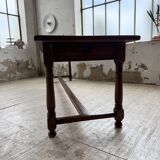 XXL table in solid dark walnut 3m