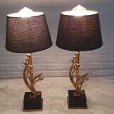 Pair of Deknudt lamps