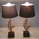 Pair of Deknudt lamps
