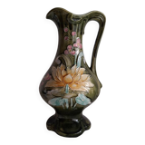 Art Nouveau pitcher in slipware