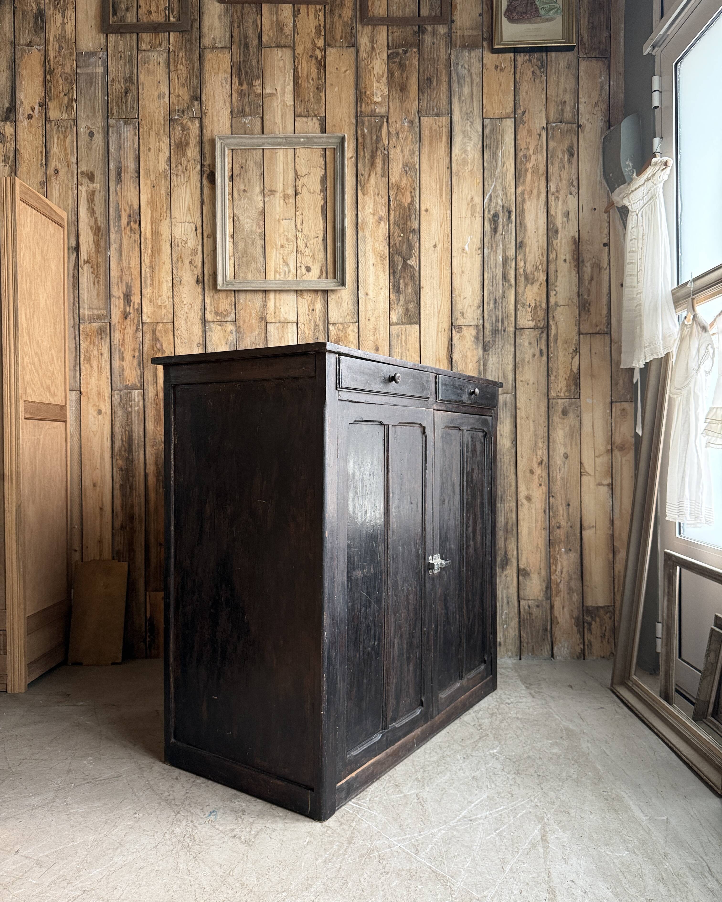 Black patina grand Parisian buffet (restored)