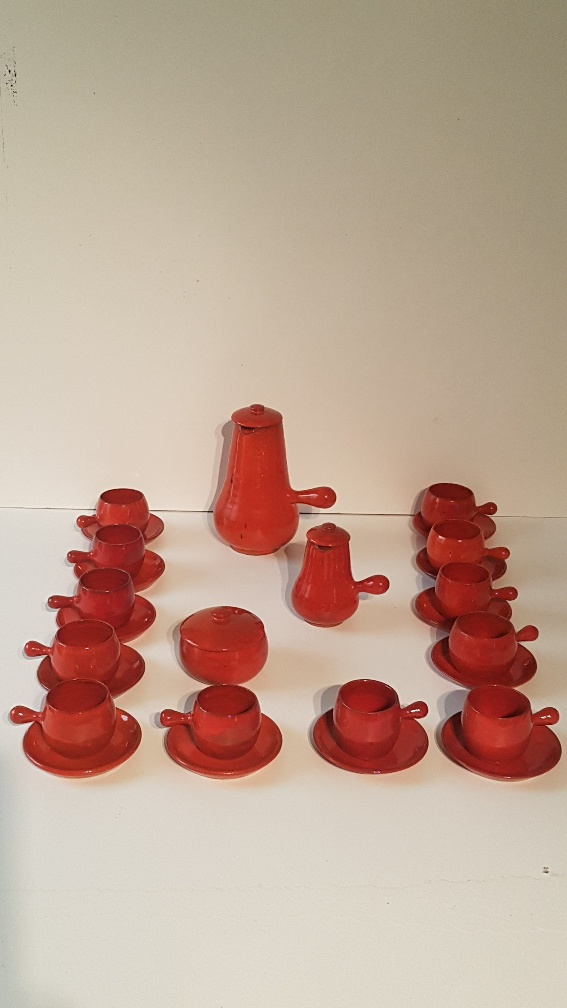 Charles Voltz ceramic coffee service 50/60s