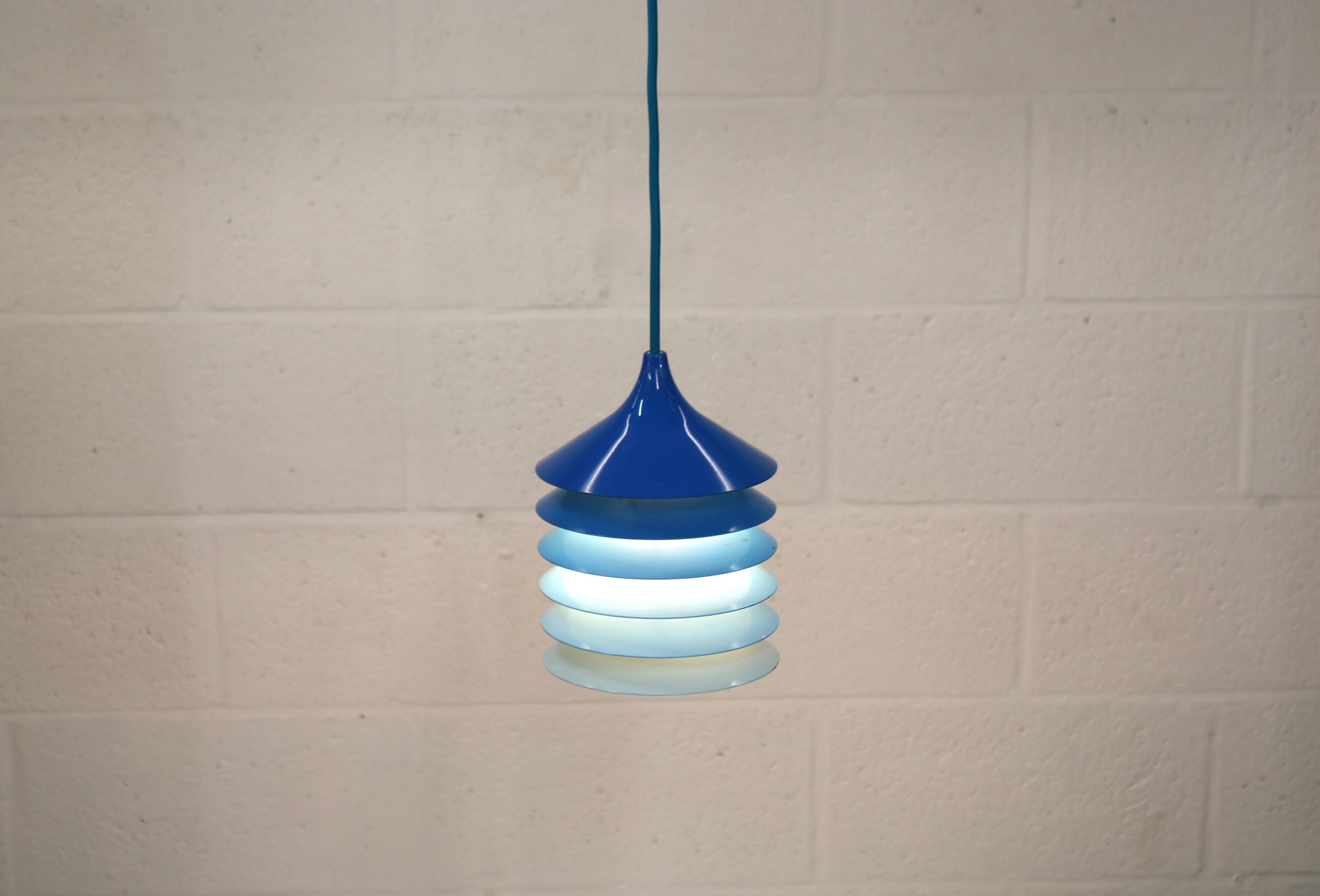 Vintage IKEA original blue lamp - Duett T202 - Bent Gantzel Boysen design